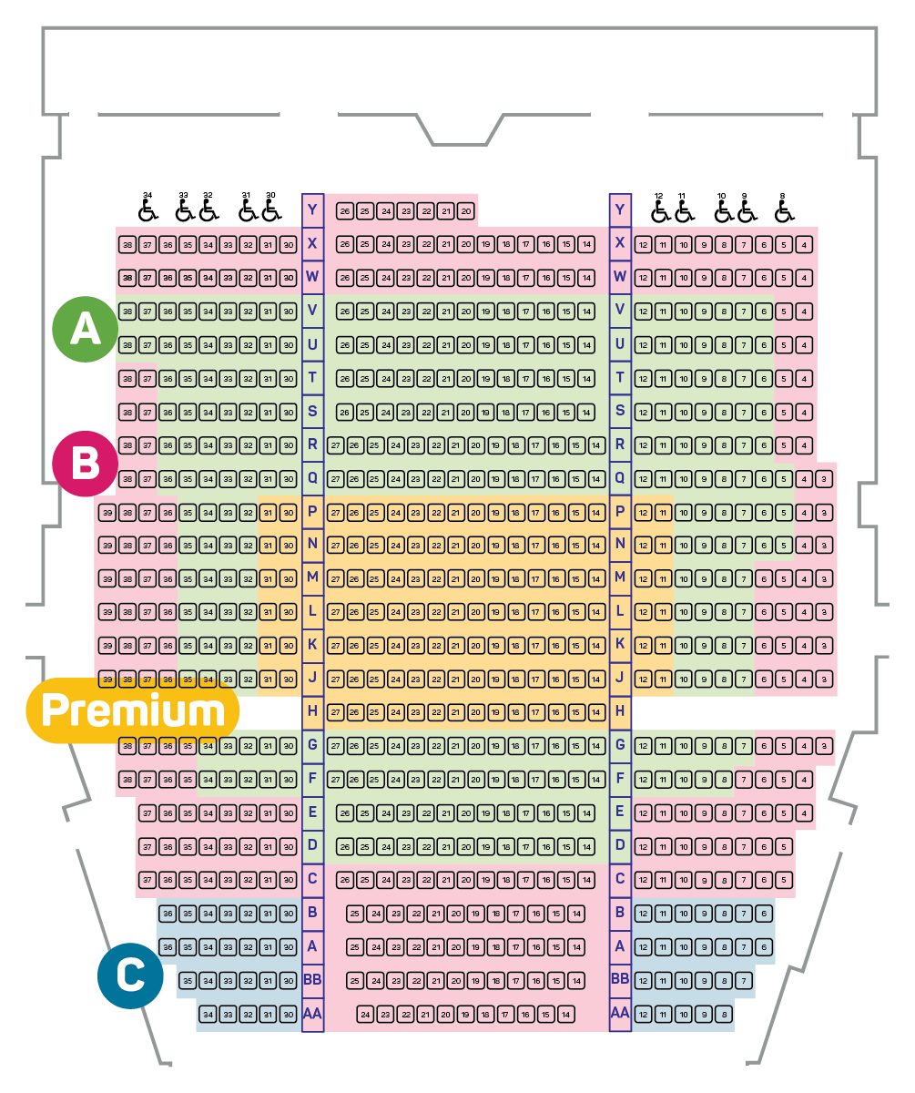 Royal Alex Theatre Seating Plan