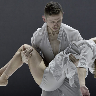 Romeo + Juliet by Ballet BC. Dancers: Emily Chessa, Brandon Alley. Photo: Cindi Wicklund