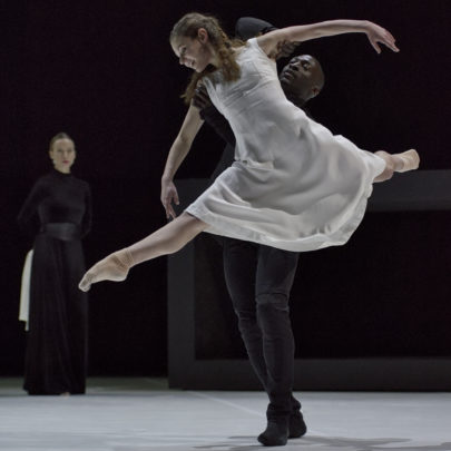 Romeo + Juliet by Ballet BC. Dancers: Emily Chessa, Gilbert Small. Photo: Michael Slobodian
