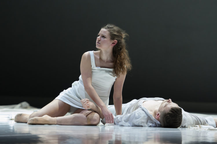 Romeo + Juliet by Ballet BC. Dancers: Emily Chessa, Brandon Alley. Photo: Cindi Wicklund