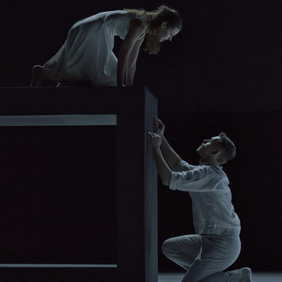 Romeo + Juliet by Ballet BC. Dancers: Emily Chessa, Brandon Alley. Photo: Michael Slobodian