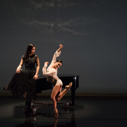 Joyce Yang & Seia Rassenti of Aspen Santa Fe Ballet. Photo: Michele Cardamone