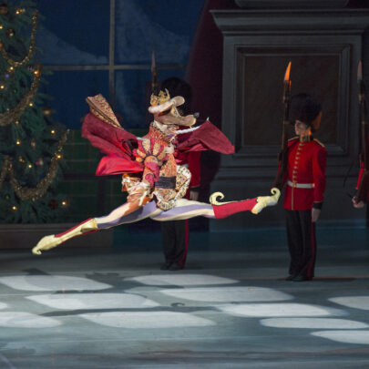 Nutcracker by Royal Winnipeg Ballet. Mouse King. Photo: David Cooper