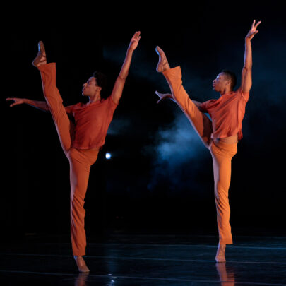 Higher Ground by Dance Theatre of Harlem. Dancers: Anthony Santos, Micah Bullard. Photo: Theik Smith