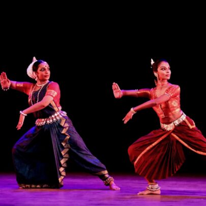 Nrityagram Dance Ensemble. Dancers: Pavithra Reddy and Thaji Dias. Photo: Ravi Shankar