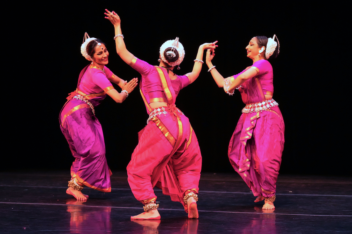Nrityagram Dance Ensemble in Sankirtanam. Photo: Steven Pisano